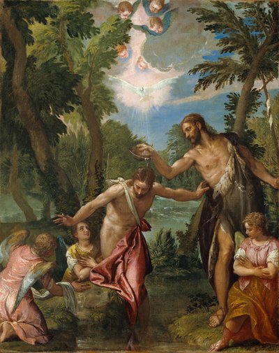 Kristuksen kaste tekijältä Paolo Veronese