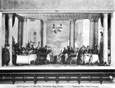 Ateria Simon fariseuksen talossa, 1570 tekijältä Paolo Veronese