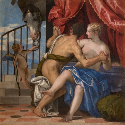 Venus ja Mars, n. 1575. tekijältä Paolo Veronese