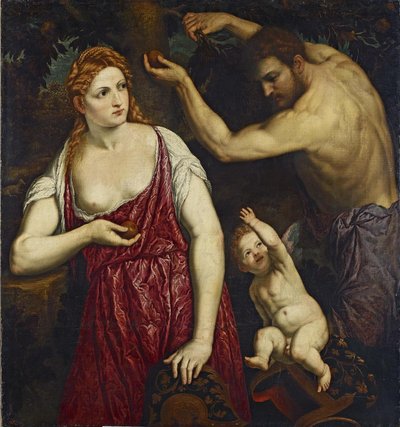 Mars, Venus ja Amor tekijältä Paris Bordone