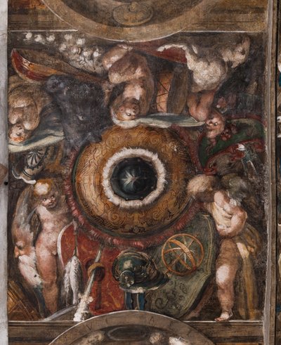 Putti, yksityiskohta, n. 1523 (tuore) tekijältä Parmigianino