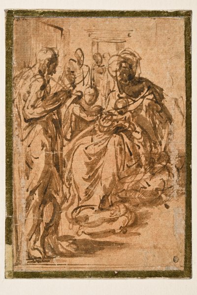 Tutkimus "pitkän kaulan madonnalle" tekijältä Parmigianino