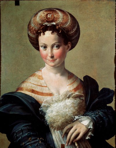 Francesco Mazzola Il Parmigianinon suosikki tai turkkilainen orjamaalaus nimeltä Parmesan (1503-1540) 1530 noin. Su. 67x53 cm Parma, Kansallisgalleria tekijältä Parmigianino