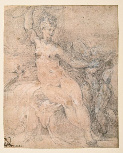 Venus riisuu Cupidon tekijältä Parmigianino