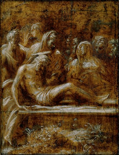 Kristuksen hautaaminen tekijältä Parmigianino