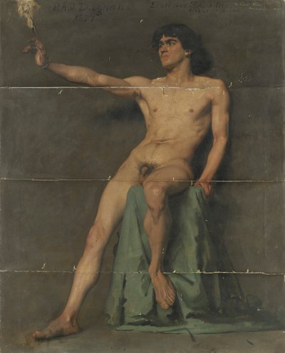 Miesten alastontutkimus tekijältä Pascal Adolphe Jean Dagnan Bouveret