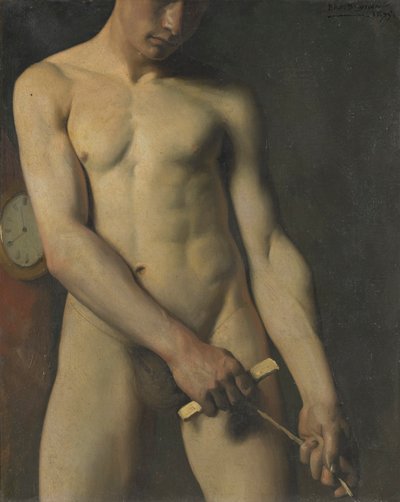 Alastontutkimus miehestä tekijältä Pascal Adolphe Jean Dagnan Bouveret