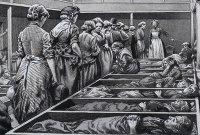 London Mission for Homeless Women (guassi paperille) tekijältä Pat (1907 95) Nicolle
