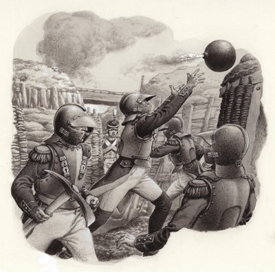 Napoleonin keisarillisen armeijan sotilaat (guassi paperille) tekijältä Pat (1907 95) Nicolle