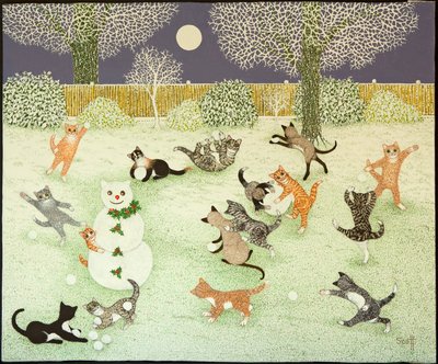Barn Storming, 2011 (akryyli kalikolle) tekijältä Pat Scott