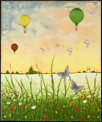 High Flyers, 2011 (akryyli kalikolle) tekijältä Pat Scott