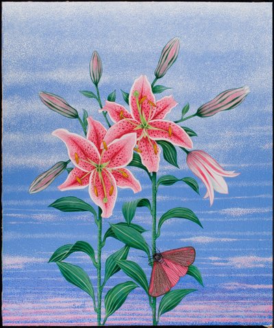 Yövuoro, 2011 (akryyli kalikolle) tekijältä Pat Scott