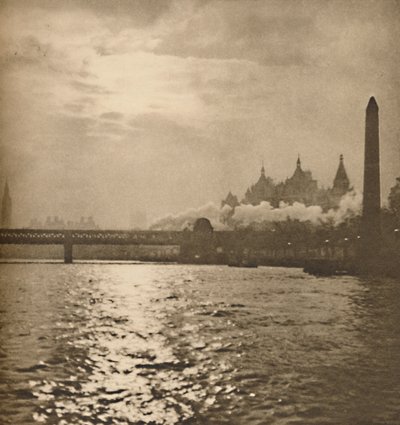 Missä rautatie Doveriin ylittää joen, vuodelta 1935. tekijältä Paterson