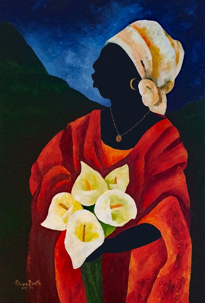 Callas viisi, 2017 (akryyli kankaalle) tekijältä Patricia Brintle