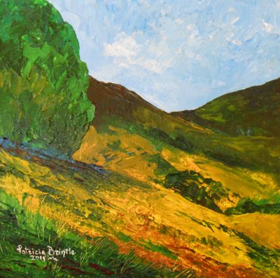 Morne La Selle, 2015 (akryyli kankaalle) tekijältä Patricia Brintle