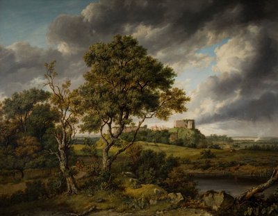 Carisbrooke Castle, Isle Of Wight, 1831. tekijältä Patrick Nasmyth