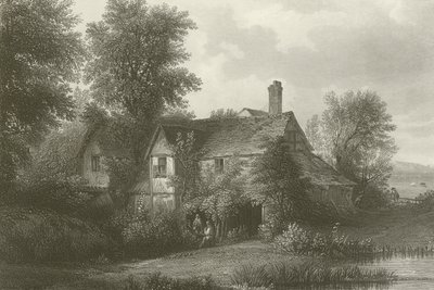 Mökki Old Hyde Parkissa, Lontoossa (kaiverrus) tekijältä Patrick Nasmyth