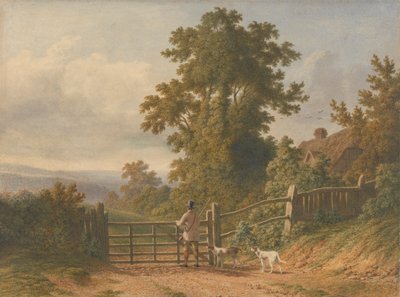 Urheilija ja hänen koiransa tekijältä Patrick Nasmyth