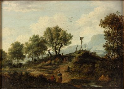 Aberuchillit (The Loch Aber Hills), 1824 tekijältä Patrick Nasmyth
