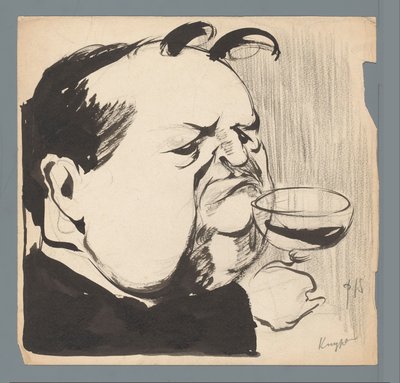 Abraham Kuiper tekijältä Patricq Kroon (signed by artist)