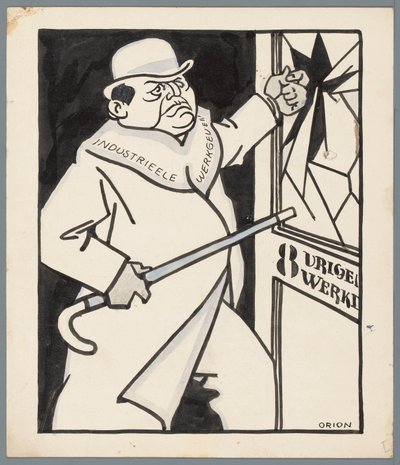 Työnantajat ja kahdeksan tunnin työpäivä tekijältä Patricq Kroon (signed by artist)