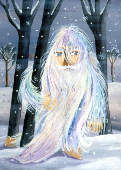 Yeti - Patrizia La Portan kuvitus, 2000. tekijältä Patrizia La Porta