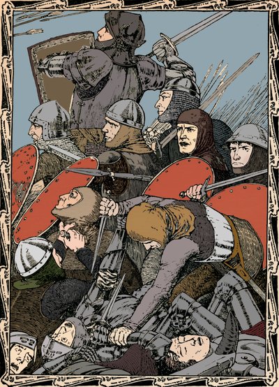 Agincourtin taistelussa, 1902 tekijältä Patten Wilson