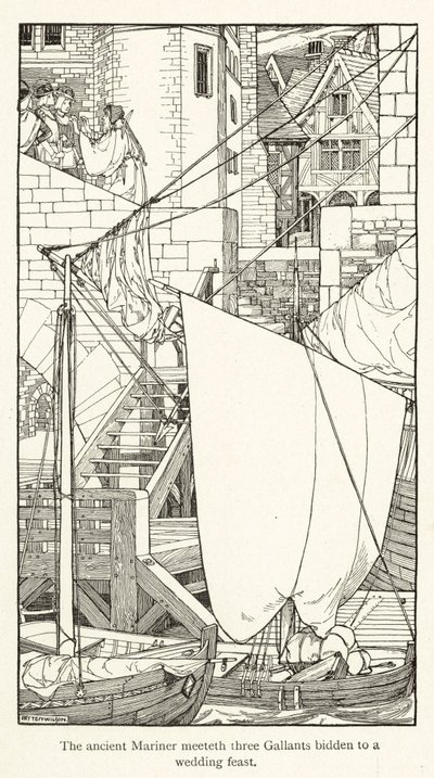 Rime of the Ancient Mariner (kaiverrus) tekijältä Patten Wilson