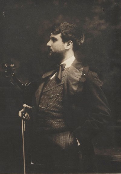 Viulisti ja säveltäjä Joan Manén y Planasin muotokuva 1883-1971, n. 1910. tekijältä Pau Audouard