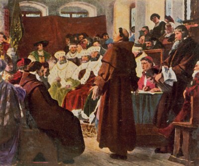 Luther Wormsin valtiopäivillä tekijältä Paul (after) Thumann
