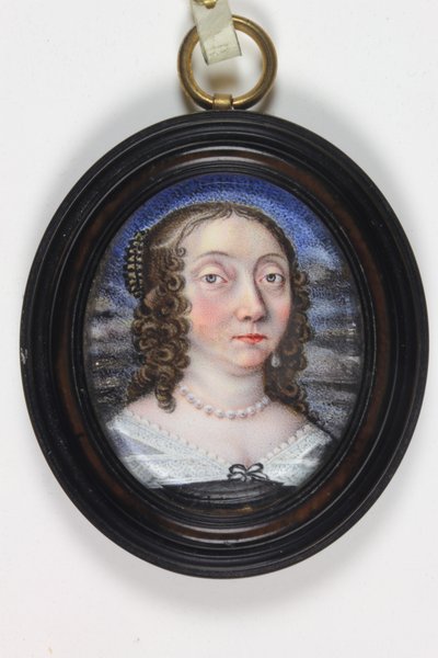 Mademoiselle Le Lou (vesiväri norsunluulle) tekijältä Paul (attr.to) Prieur
