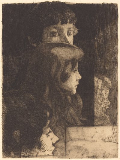Perhe Perhe, 1890. tekijältä Paul Albert Besnard