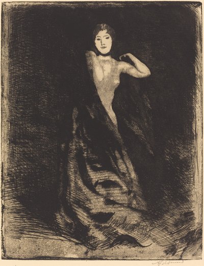 The Woman etukappale, n. 1886. tekijältä Paul Albert Besnard