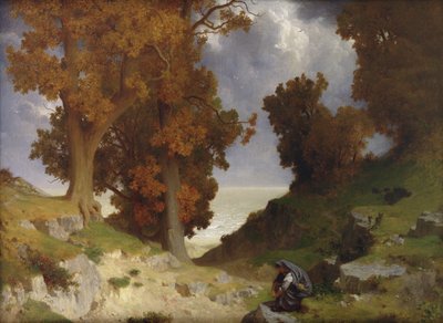 Maisema Clothon hahmolla tekijältä Paul Alfred de Curzon