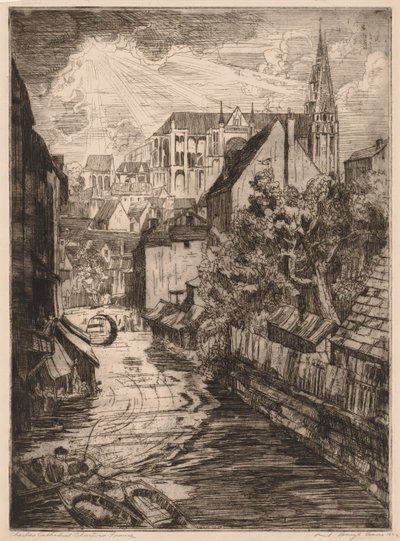 Chartresin katedraali, Chartres, Ranska tekijältä Paul B. Travis