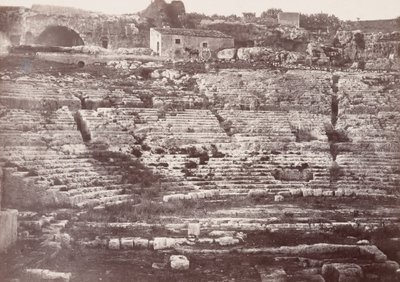 Theatre de Syracuse (Syrakusan amfiteatteri),1865 (kuva) tekijältä Paul Berthier