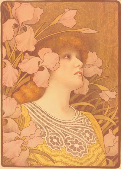 Sarah Bernhardt Melisandena tekijältä Paul Berthon