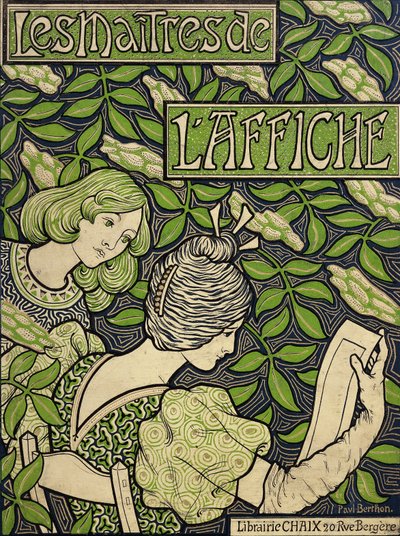 Nimisivu julisteen mestareista, osat I-V; Les Maitres de l"Affiche, osat I-V, 1896-1900 tekijältä Paul Berthon
