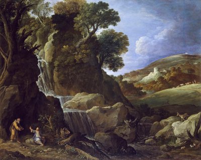 Kristus kiusattu erämaassa, 1626 tekijältä Paul Bril