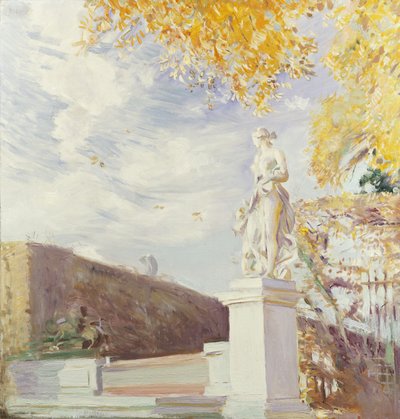 Venuksen patsas Versaillesin puutarhassa, 1896 tekijältä Paul Cesar Helleu