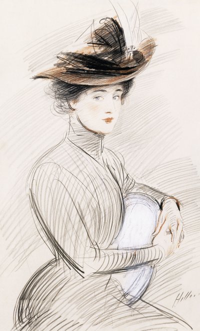 Tyylikäs nainen, tekijältä Paul Cesar Helleu
