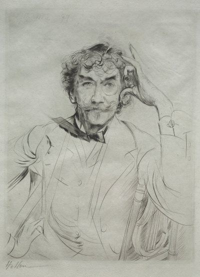 James MacNeill Whistler, 1897. tekijältä Paul Cesar Helleu