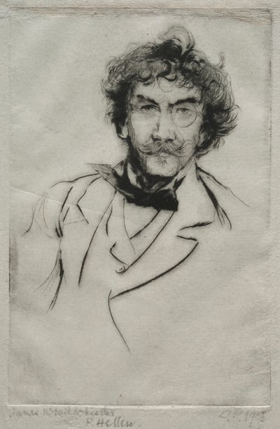James MacNeill Whistler, 1903. tekijältä Paul Cesar Helleu