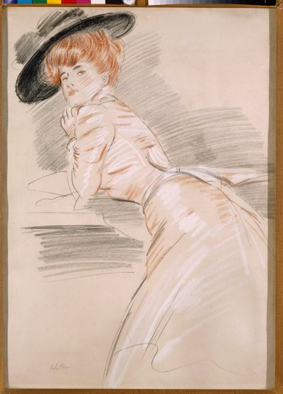 Madame Helleu hatussa tekijältä Paul Cesar Helleu
