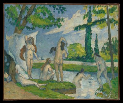 Kylpijät tekijältä Paul Cézanne