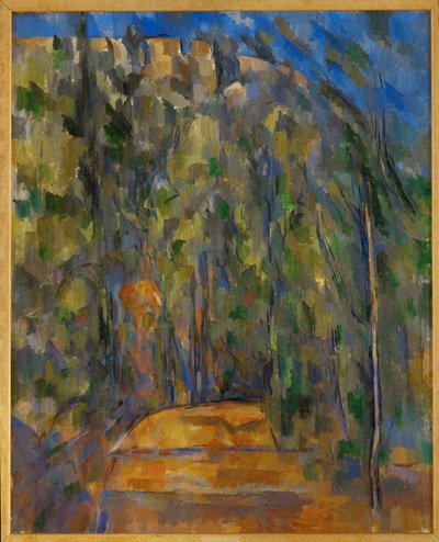 Metsäautotien mutka (öljy kankaalle) tekijältä Paul Cezanne