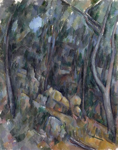 In the Grounds of Chateau Noir - Cezanne, Paul (1839-1906) The Grounds of the Chateau Noir Öljy kankaalle um 1900-1904 National Gallery, Lontoo 90,7x71,4 tekijältä Paul Cézanne