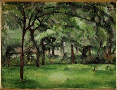 Maalaistalo Normandiassa tekijältä Paul Cézanne