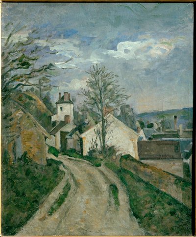 La maison du docteur Gachet a Auvers (öljy kankaalle) tekijältä Paul Cezanne