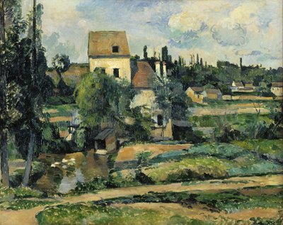 Couleuvrejoen mylly Pontoisessa tekijältä Paul Cézanne